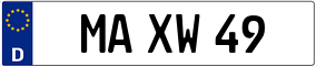 Truck License Plate